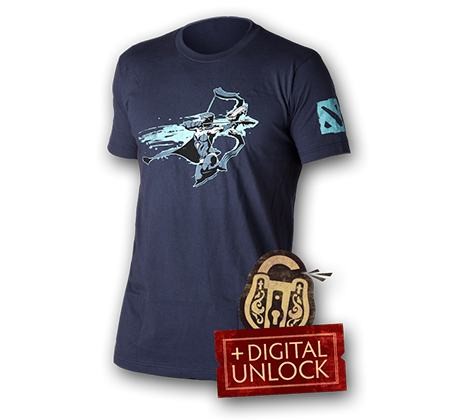 Tričko DOTA 2 Drow - bez klíče - Basic | M | námořní modř