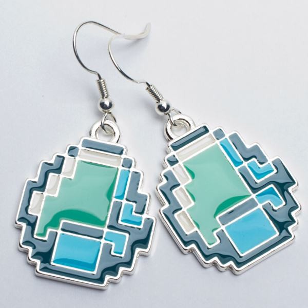 Náušnice Minecraft Diamond - Minecraft