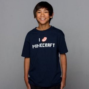 1043.jpg Tričko Minecraft I Porkchop Minecraft dětské - M (7÷8) | Minecraft | námořní modř