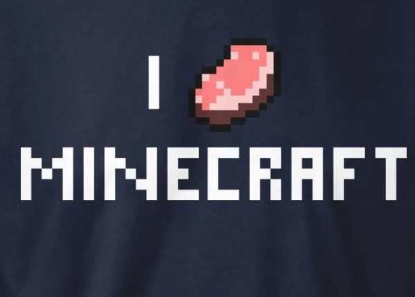 Tričko Minecraft I Porkchop Minecraft dětské - M (7÷8) | Minecraft | námořní modř