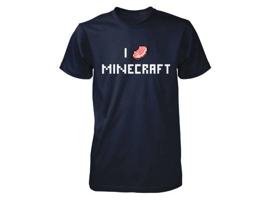 Tričko Minecraft I Porkchop Minecraft dětské - M (7÷8) | Minecraft | námořní modř