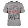 Tričko World of Tanks One Man Crew - Basic | S | šedá | World of Tanks