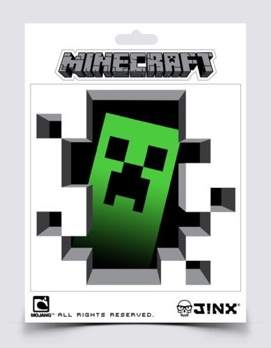 Samolepka Minecraft Creeper Inside - Minecraft