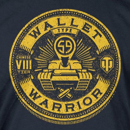 Tričko World of Tanks Wallet Warrior - 3XL | Basic | černá | World of Tanks