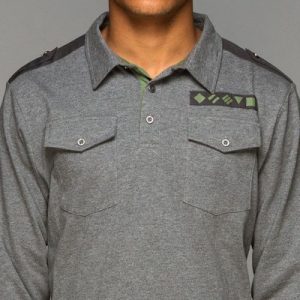 1167-1.jpg Tričko World of Tanks Premium Long Sleeve Polo - uhlí | World of Tanks | XL