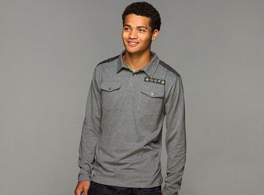 Tričko World of Tanks Premium Long Sleeve Polo - uhlí | World of Tanks | XL
