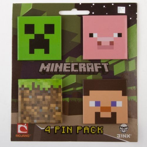 Odznáčky Minecraft Pin Pack - Minecraft