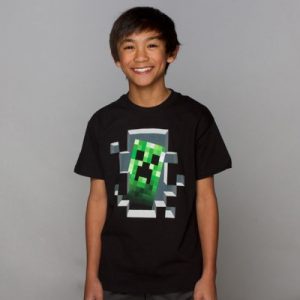 1293.jpg Tričko Minecraft Creeper Inside dětské, černé - černá | dětský | Minecraft | XS (2÷3)