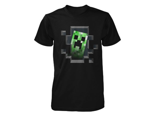 Tričko Minecraft Creeper Inside dětské, černé - černá | dětský | Minecraft | S (5÷6)