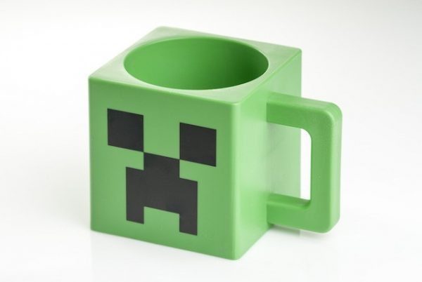Minecraft Creeper Face Hrnek - Minecraft | zelená