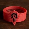 Náramek  Warcraft Movie Horde Logo - červená | Warcraft