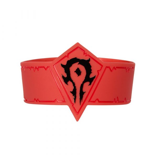 Náramek  Warcraft Movie Horde Logo - červená | Warcraft