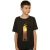 Tričko Minecraft Torch dětské - černá | M (7÷8) | Minecraft