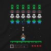 Tričko Minecraft Invaders dětské - černá | L (10÷12) | Minecraft