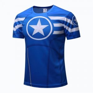 Tričko Captain America logo star - XS