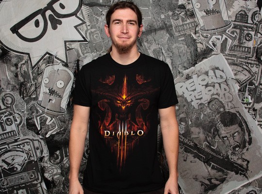 Diablo III Burning - černá | M | Premium