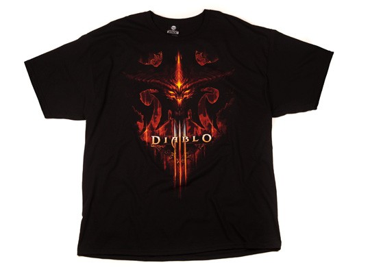 Diablo III Burning - černá | M | Premium