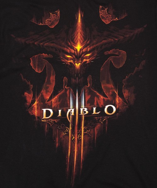 Diablo III Burning - černá | M | Premium