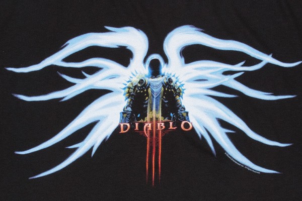 Diablo III Tyrael - Basic | černá | XL