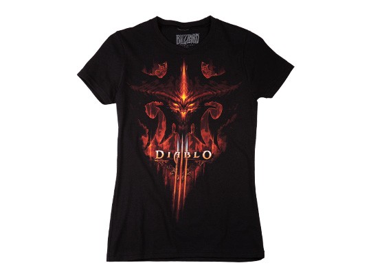 Diablo III Burning - černá | M | Premium