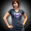 Lady J!NX Women's V-Neck - L | šedá