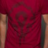 J!NX World of Warcraft Horde Crest Stencil - Basic | červená | L