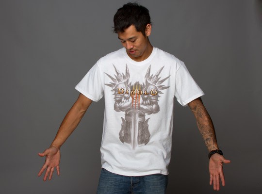 Diablo III Tyrael Standing - bílá | L | Premium