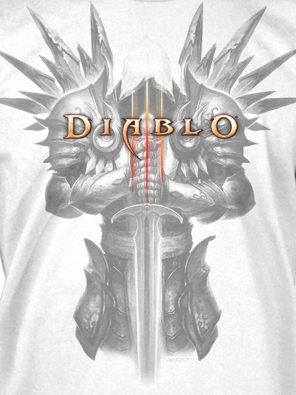 Diablo III Tyrael Standing - bílá | L | Premium