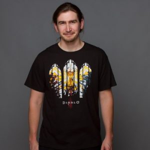 410.jpg Diablo III Stained Glass - Basic | černá | S