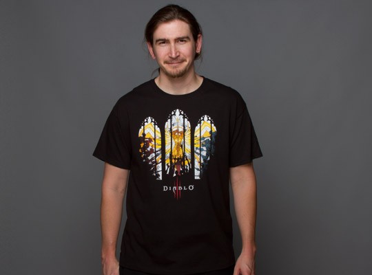 Diablo III Stained Glass - Basic | černá | S