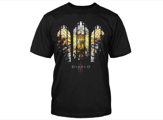 Diablo III Stained Glass - Basic | černá | S