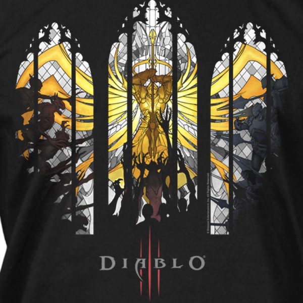 Diablo III Stained Glass - Basic | černá | S