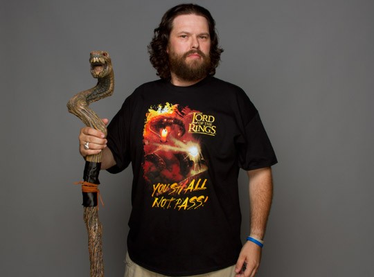 J!NX Lord of the Rings Shall Not Pass - Basic | černá | L