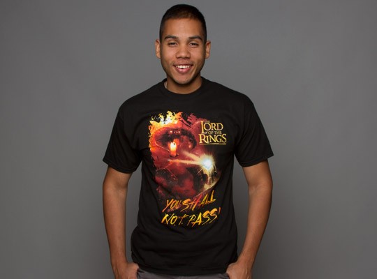 J!NX Lord of the Rings Shall Not Pass - Basic | černá | L