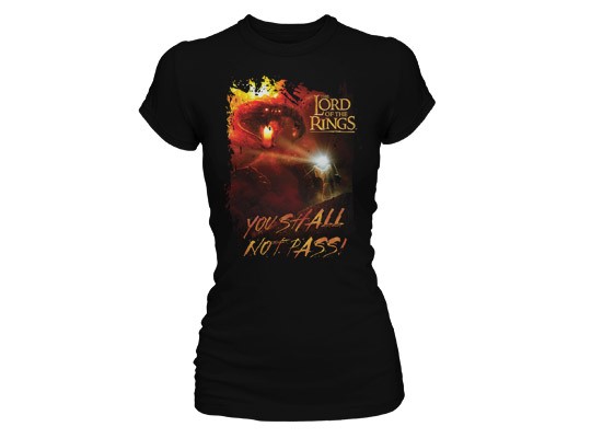 J!NX Lord of the Rings Shall Not Pass - Basic | černá | L