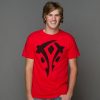 World of Warcraft Mists of Pandaria Horde Faction Logo - Basic | červená | XL