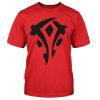 World of Warcraft Mists of Pandaria Horde Faction Logo - Basic | červená | XL