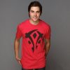 World of Warcraft Mists of Pandaria Horde Faction Logo - Basic | červená | XL