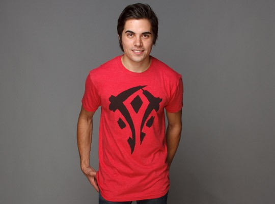 World of Warcraft Mists of Pandaria Horde Faction Logo - Basic | červená | XL