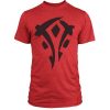 World of Warcraft Mists of Pandaria Horde Faction Logo - Basic | červená | XL