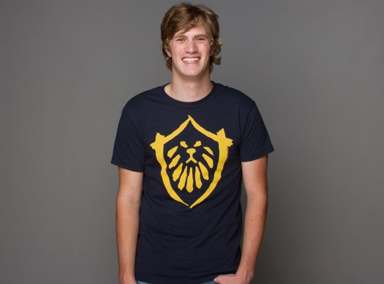 World of Warcraft Mists of Pandaria Alliance Faction Logo - L | modrá | Premium