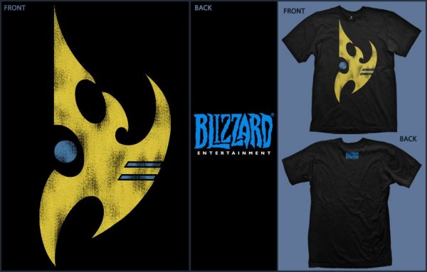 J!NX StarCraft II Protoss Vintage Logo - Basic | černá | S