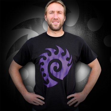 J!NX StarCraft II Zerg Vintage Logo - Basic | černá | S