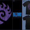 J!NX StarCraft II Zerg Vintage Logo - Basic | černá | S