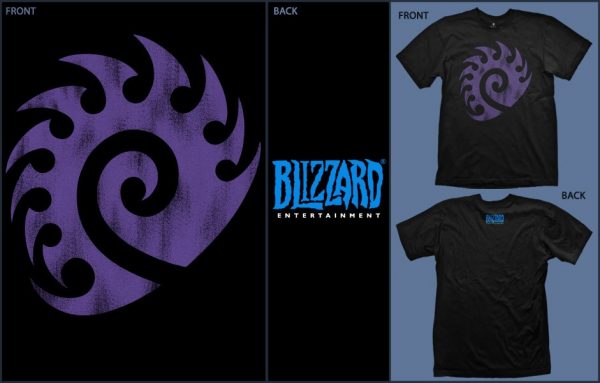 J!NX StarCraft II Zerg Vintage Logo - Basic | černá | S
