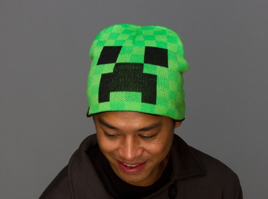 Čepice Minecraft Creeper Face - L/XL | Minecraft | zelená