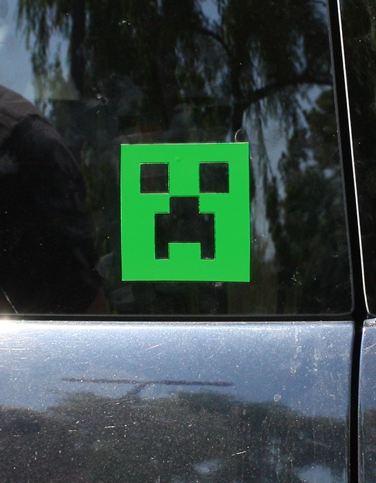 Samolepka Minecraft Creeper Face - Minecraft