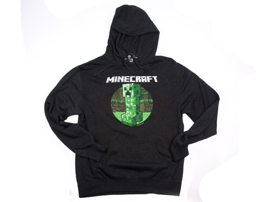 Mikina Minecraft Retro Creeper Premium - černá | M | Minecraft