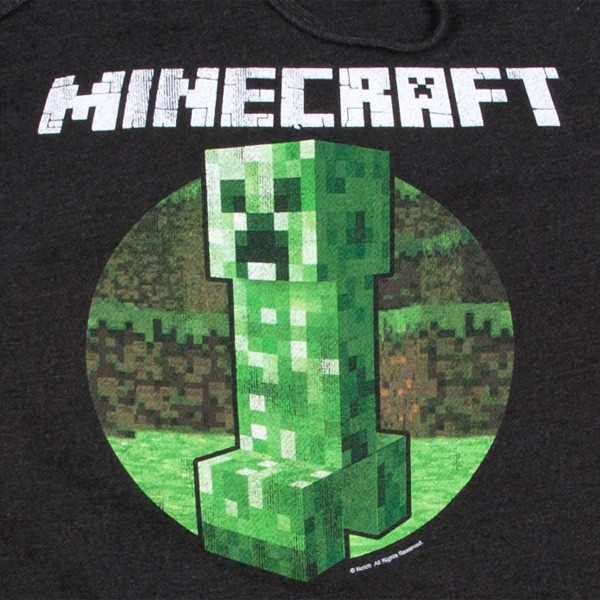 Mikina Minecraft Retro Creeper Premium - černá | M | Minecraft