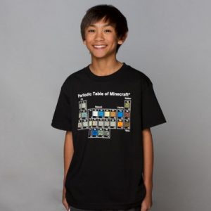732.jpg Tričko Minecraft Periodic Table dětské - černá | Minecraft | S (5÷6)